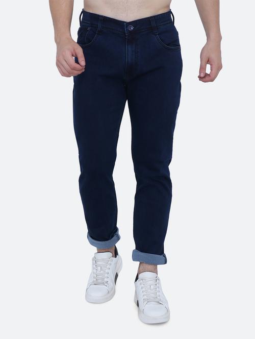 mens slim fit plain jeans - 19084108 - Standard Image - 0