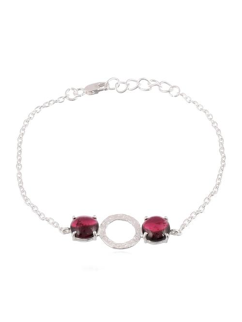silver metal bracelet - 19085227 -  Standard Image - 0
