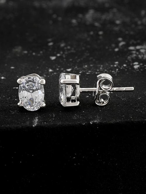 silver plated drop earring - 19085232 -  Standard Image - 0