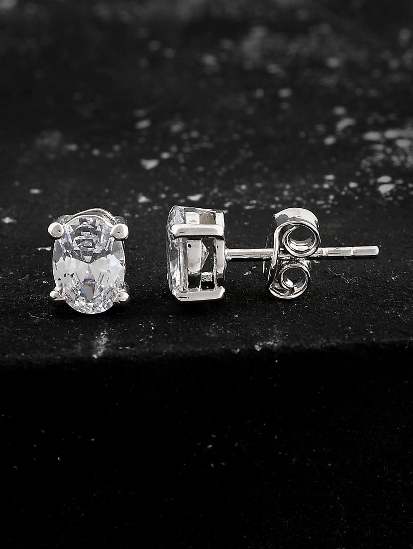 silver plated drop earring - 19085232 -  Zoom Image - 0