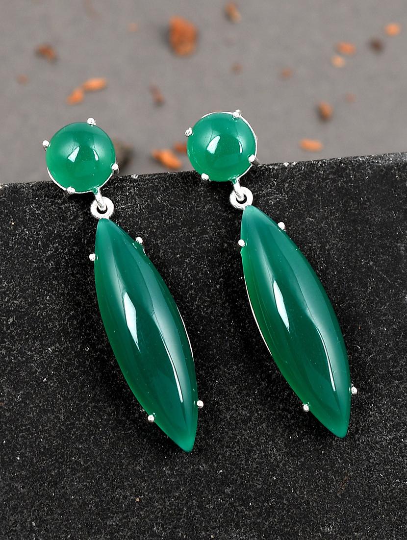  silver plated drop earring - 19085244 -  Zoom Image - 0