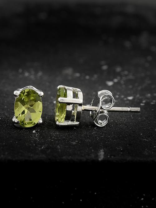 yellow silver plated drop earring - 19085255 -  Standard Image - 0