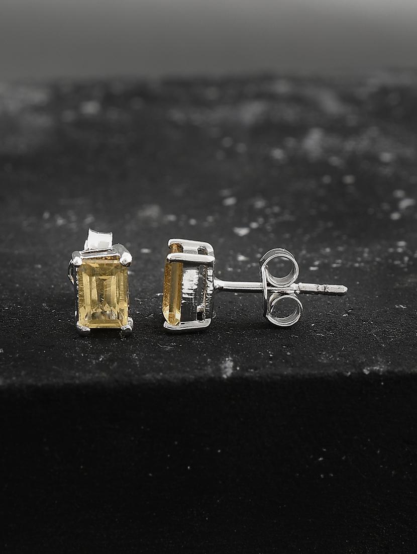 silver plated stud earring - 19085277 -  Zoom Image - 0