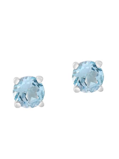 silver plated stud earring - 19085295 - Standard Image - 0