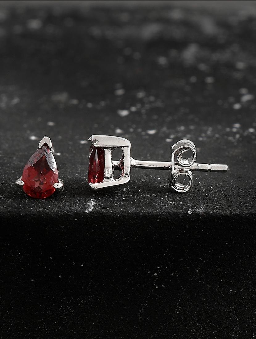 silver plated stud earring - 19085296 -  Zoom Image - 0