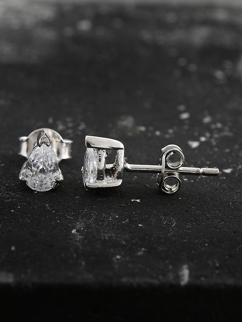 silver plated stud earring - 19085308 -  Zoom Image - 0