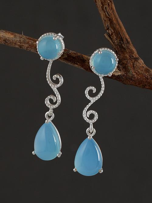 silver plated dangler earring - 19085312 -  Standard Image - 0