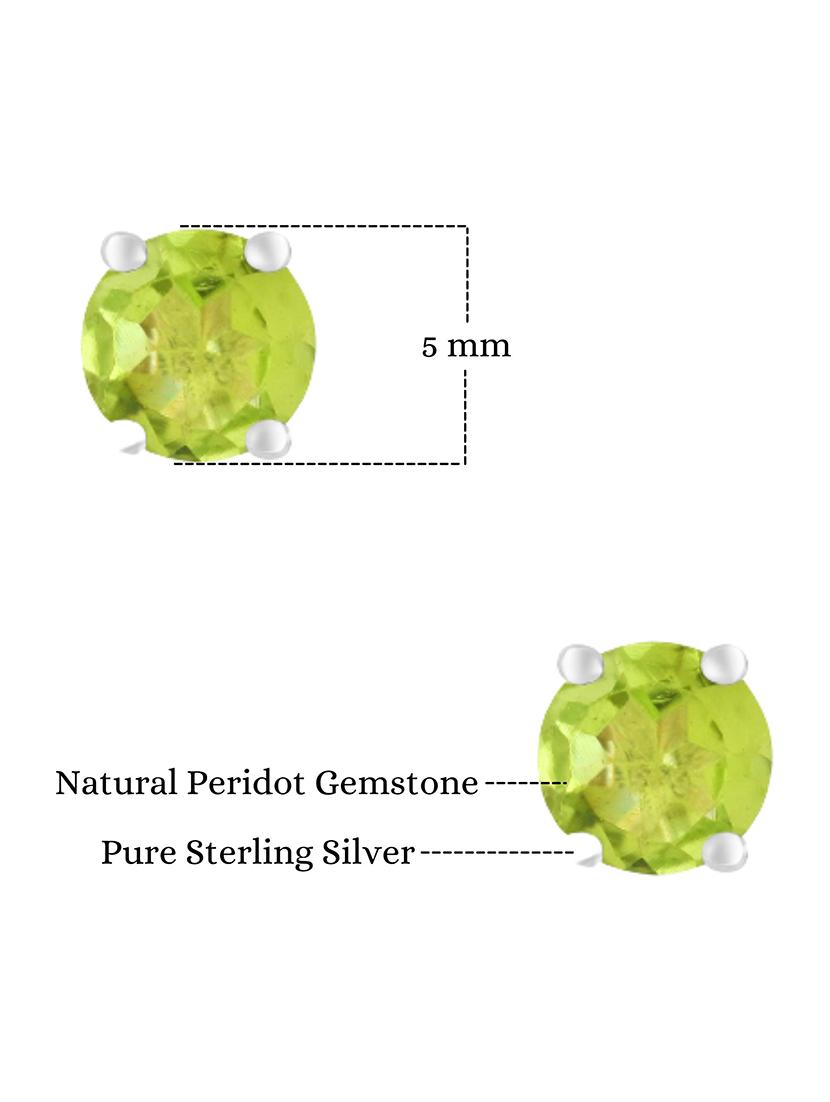 silver plated stud earring - 19085314 -  Standard Image - 1