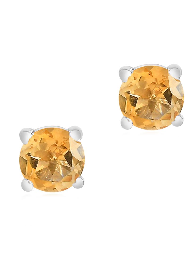 silver plated stud earring - 19085315 -  Zoom Image - 0