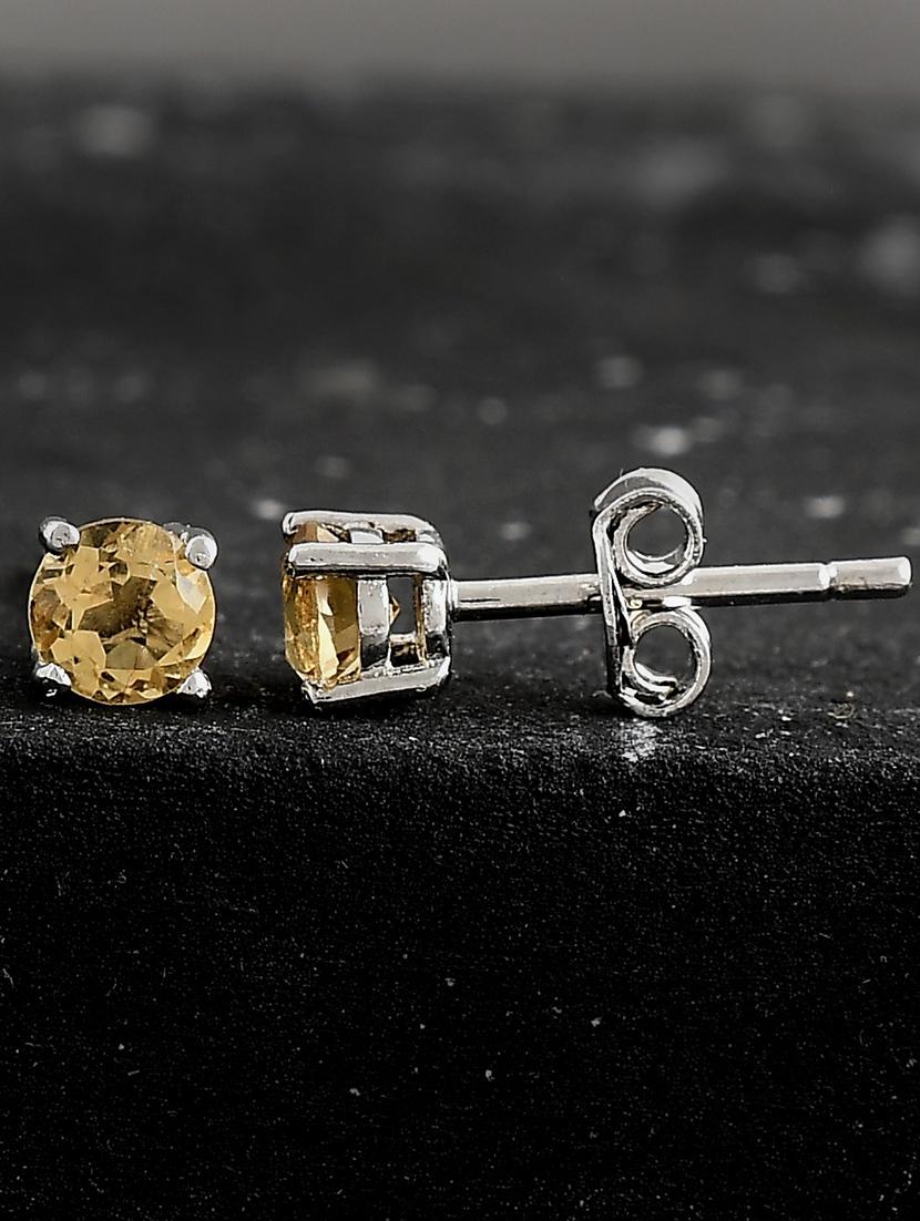 silver plated stud earring - 19085346 - Zoom Image - 0