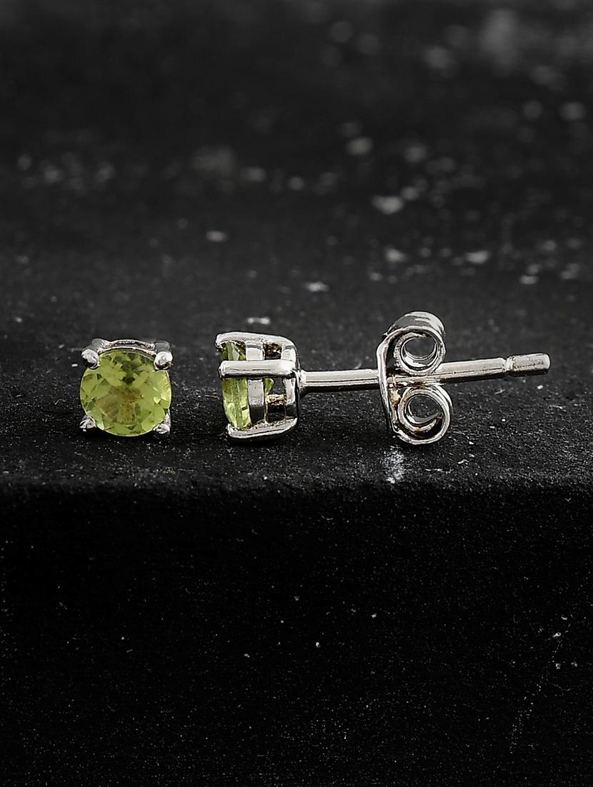 silver plated stud earring - 19085358 -  Zoom Image - 0