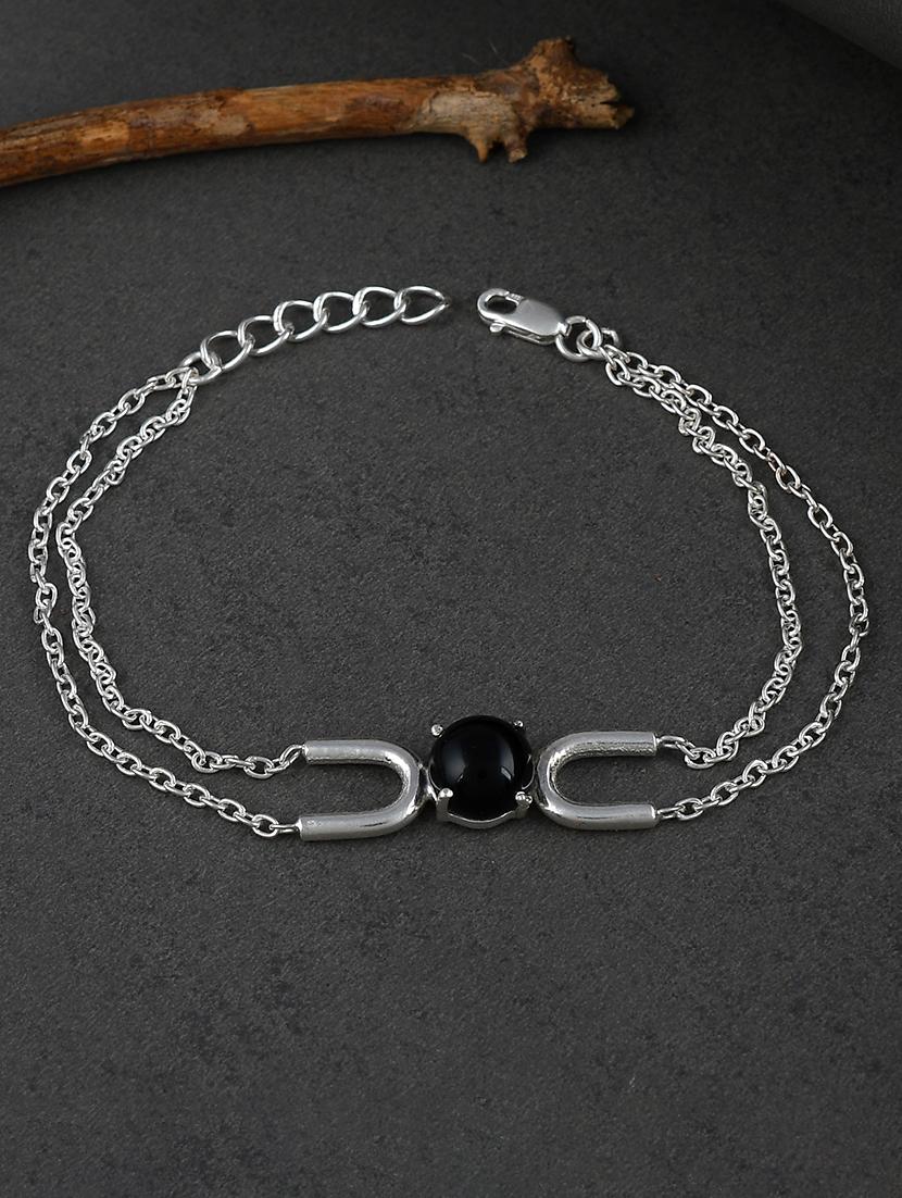 silver colored metal bangle - 19085365 - Zoom Image - 0