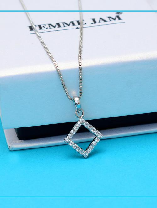 silver metal pendant - 19085440 -  Standard Image - 0