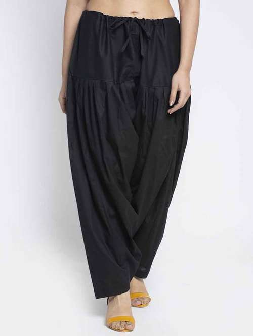 mid rise solid salwar - 19085745 - Standard Image - 0