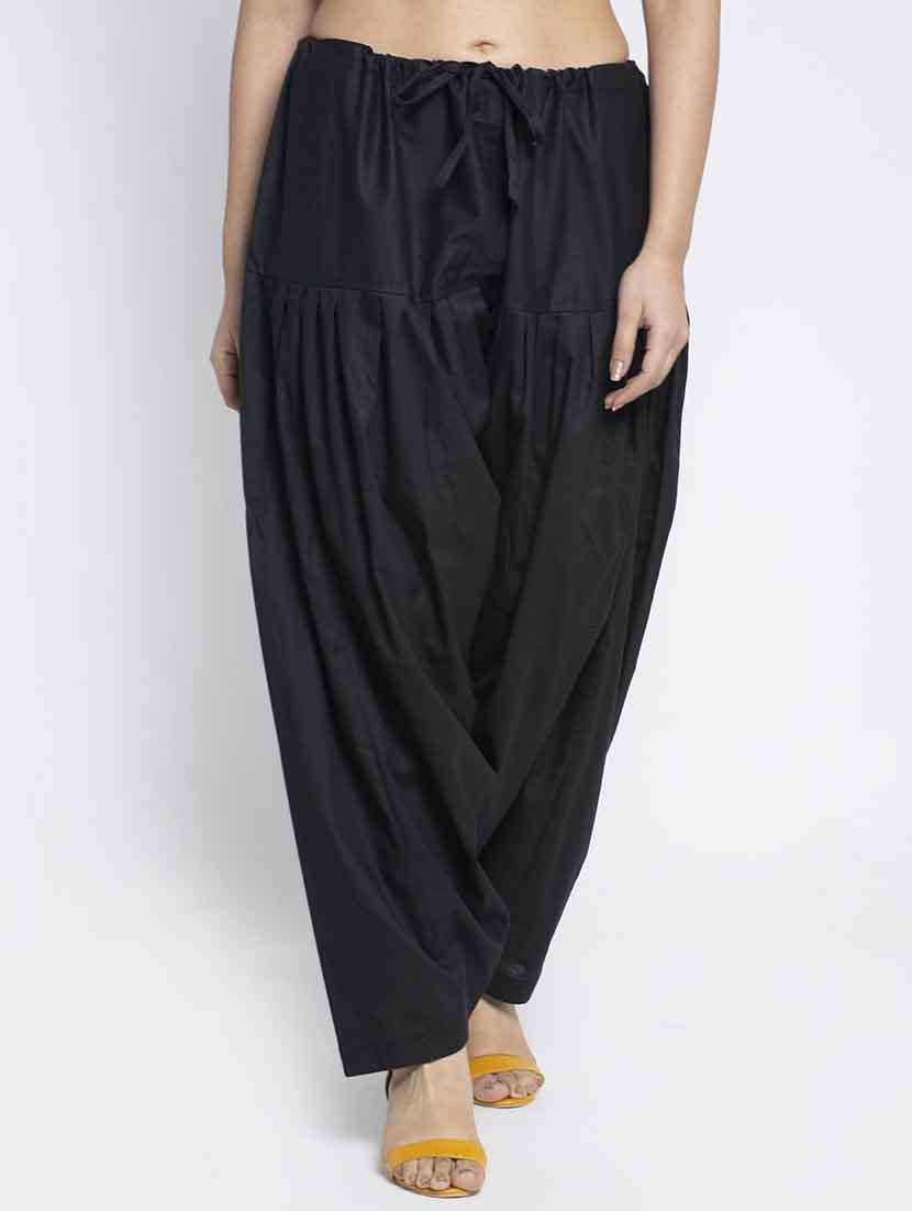 mid rise solid salwar - 19085745 - Zoom Image - 0