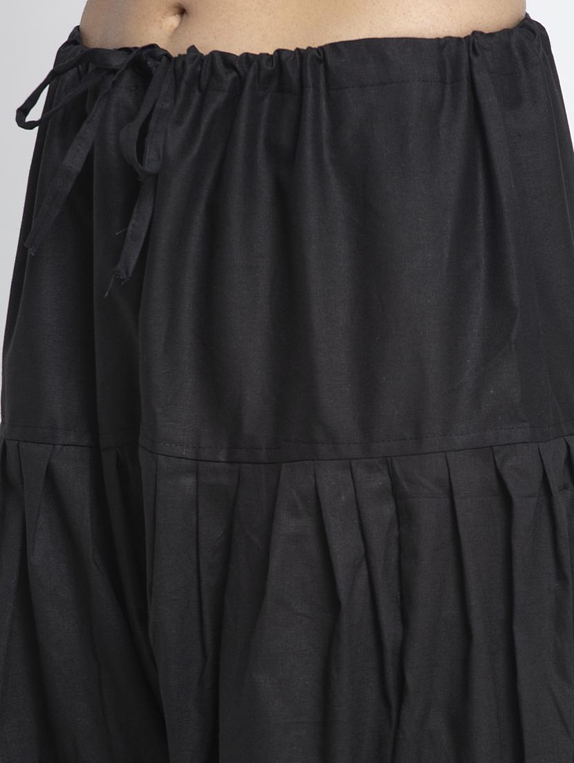 mid rise solid salwar - 19085745 - Standard Image - 4