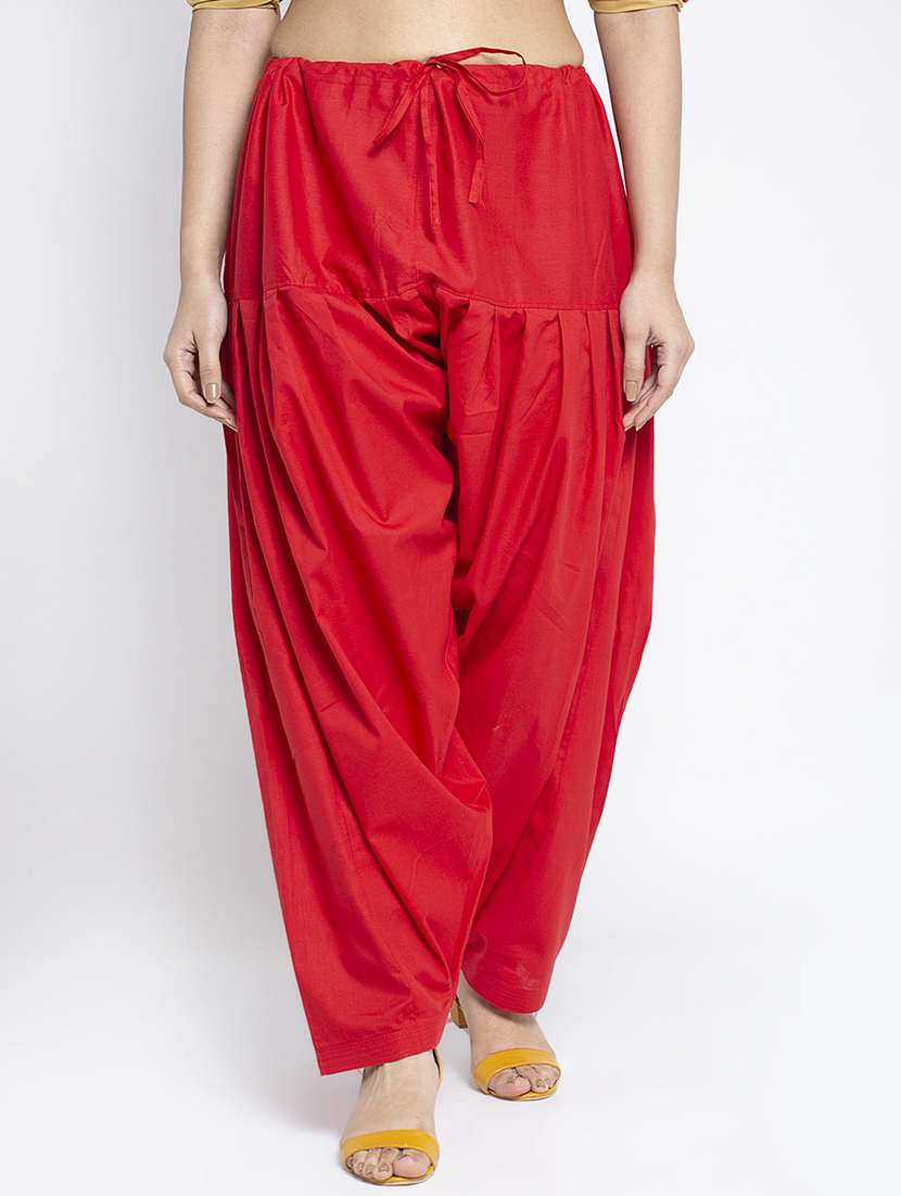 mid rise solid salwar  - 19085747 -  Zoom Image - 0