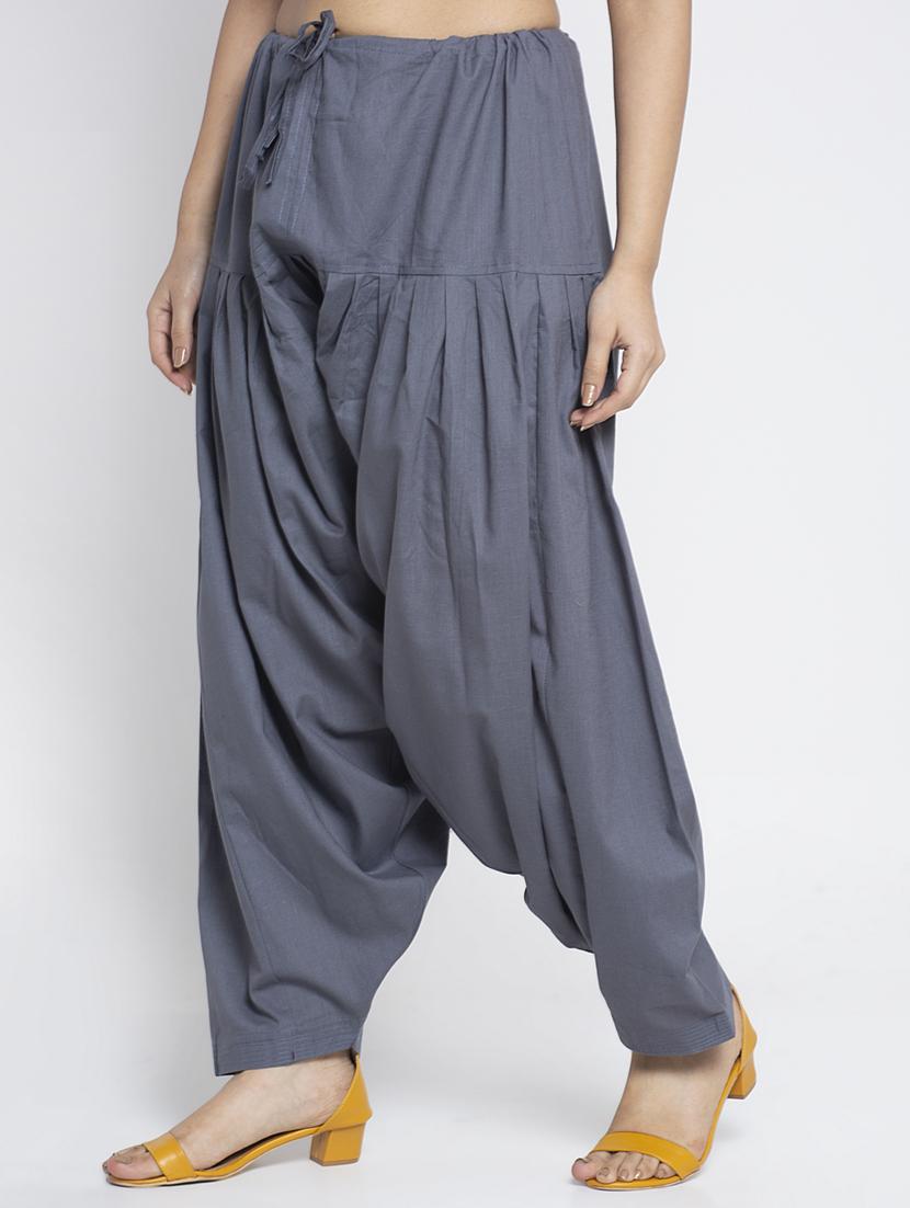 mid rise solid salwar - 19085748 - Standard Image - 1