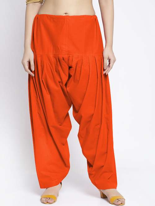 mid rise solid salwar - 19085752 - Standard Image - 0