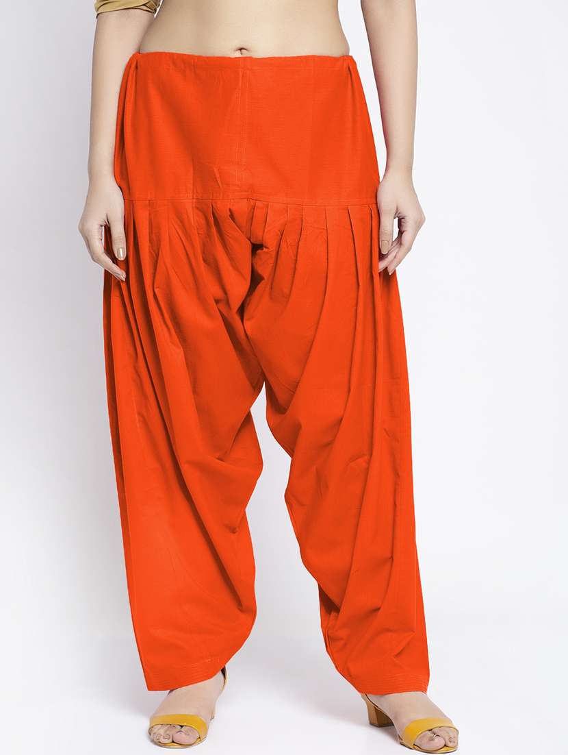 mid rise solid salwar - 19085752 - Zoom Image - 0
