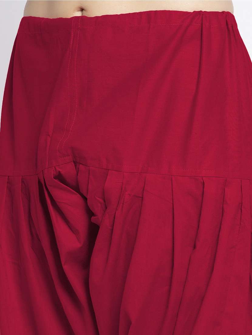 mid rise solid salwar - 19085756 - Standard Image - 4