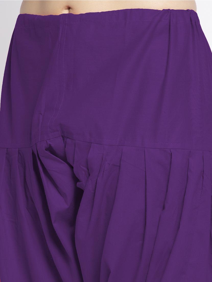 mid rise solid salwar - 19085758 - Standard Image - 4
