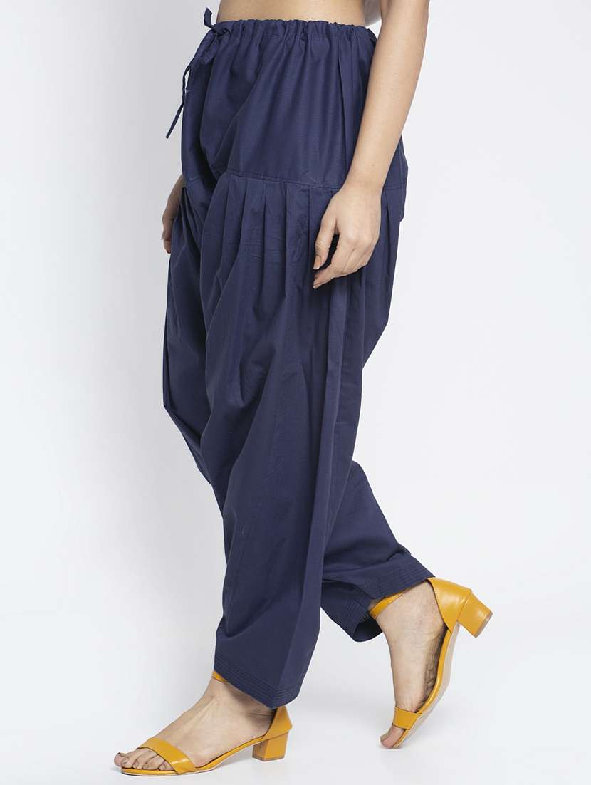 mid rise solid salwar  - 19085759 -  Standard Image - 1