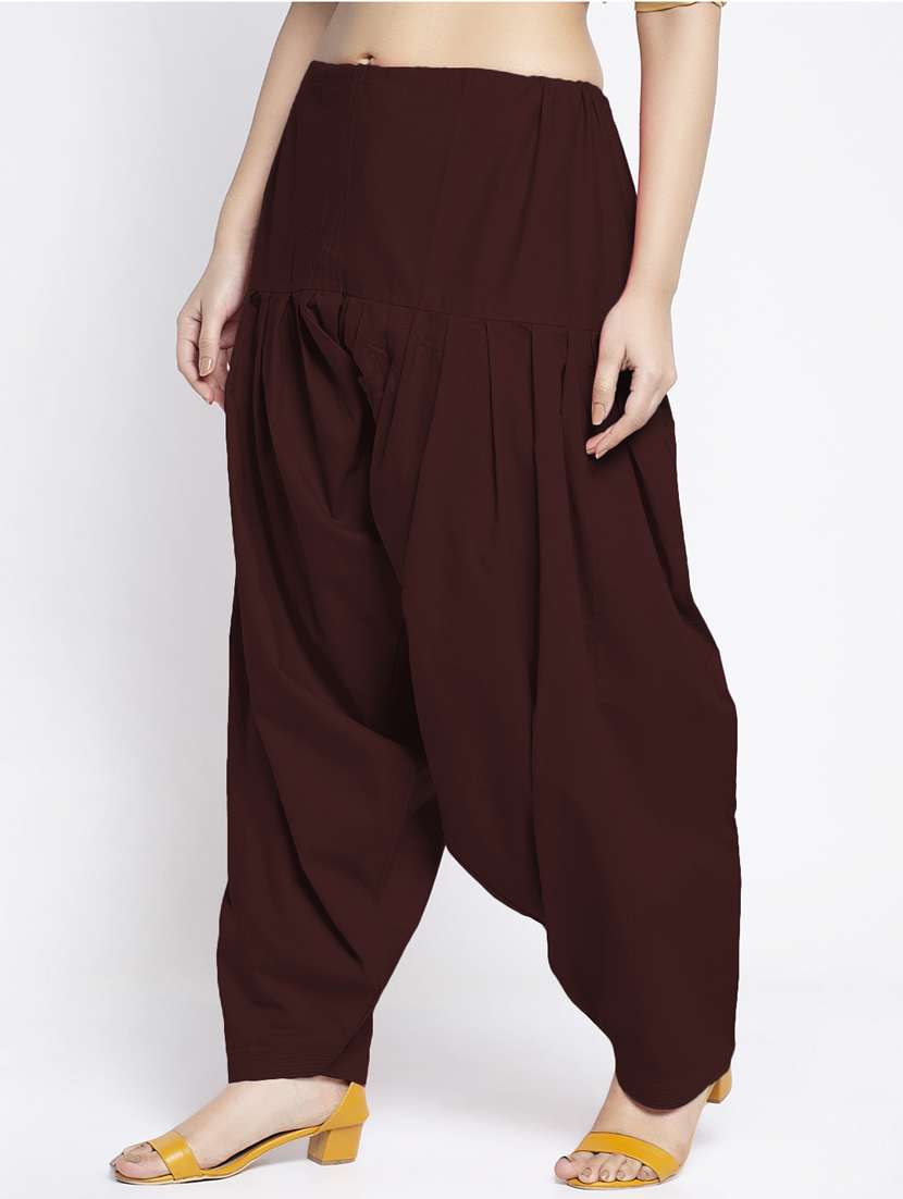 mid rise solid salwar  - 19085760 -  Standard Image - 1