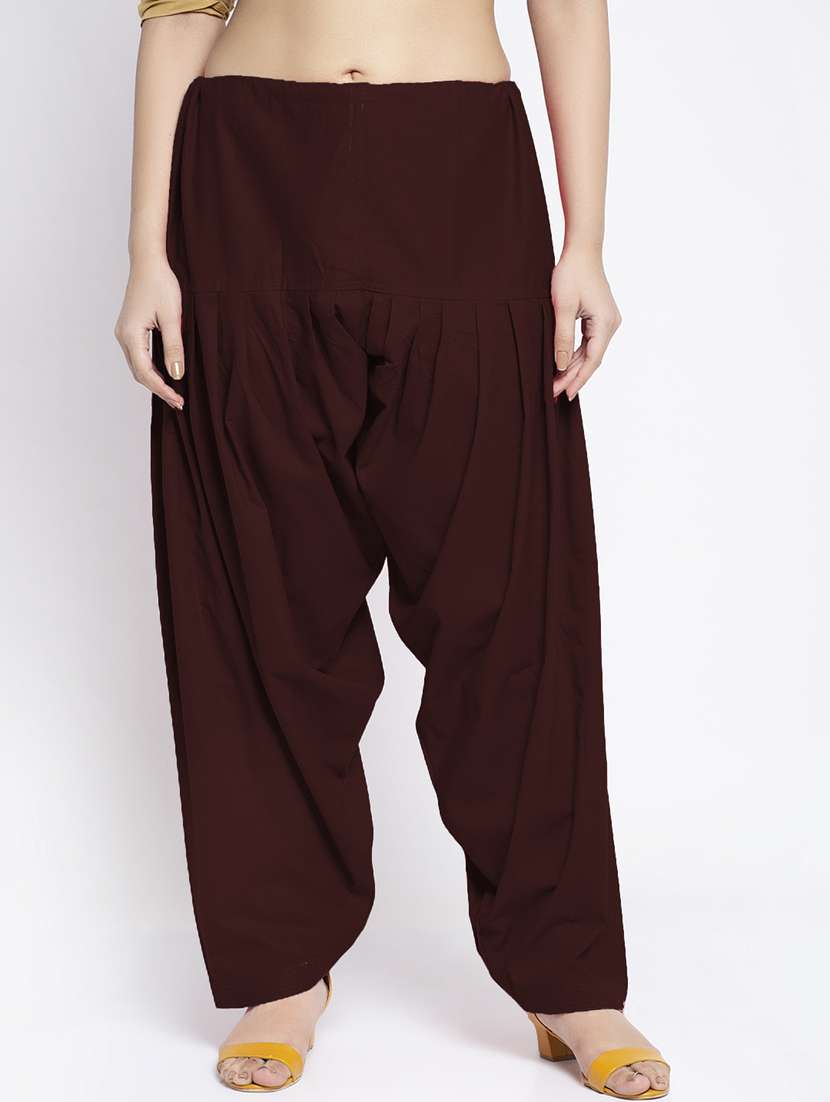 pack of 2 mid rise solid salwar - 19085779 - Standard Image - 1