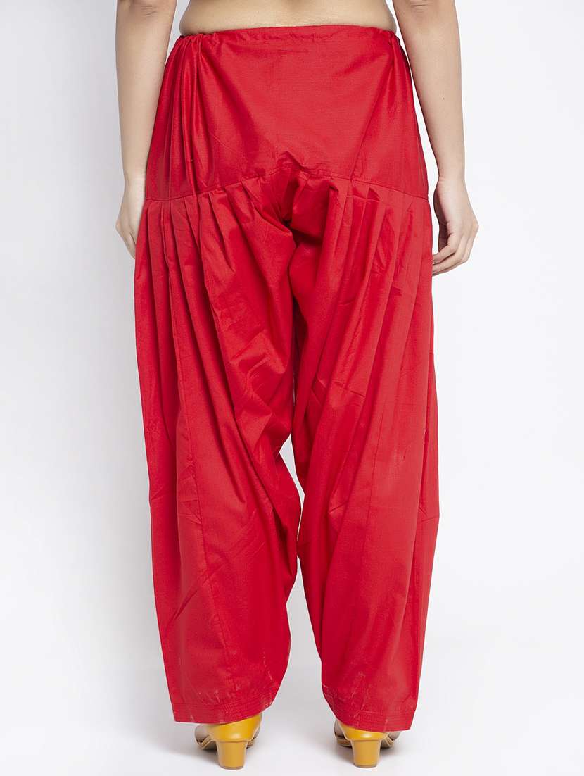 pack of 2 mid rise solid salwar  - 19085817 -  Standard Image - 4