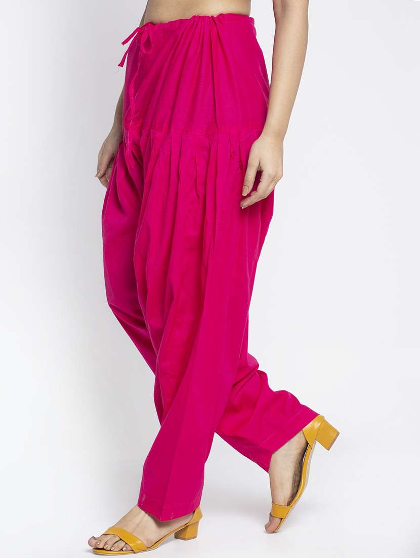 pack of 2 mid rise solid salwar  - 19085821 -  Standard Image - 4