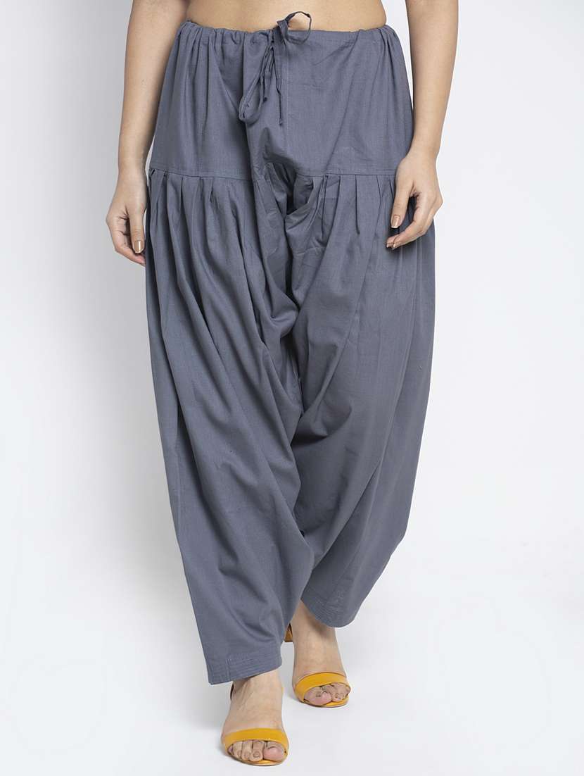 pack of 2 mid rise solid salwar  - 19085826 -  Standard Image - 1