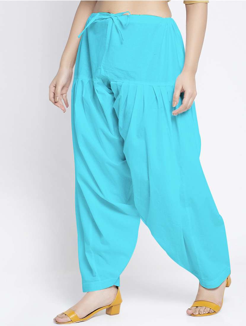 pack of 2 mid rise solid salwar  - 19085862 -  Standard Image - 4