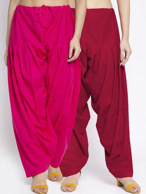 pack of 2 solid patiyala salwar - 19085867 - Standard Image - 0