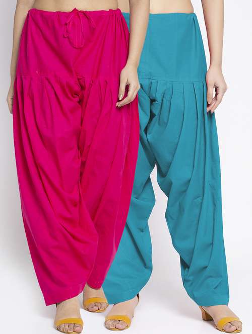 pack of 2 solid patiyala salwar  - 19085872 -  Standard Image - 0