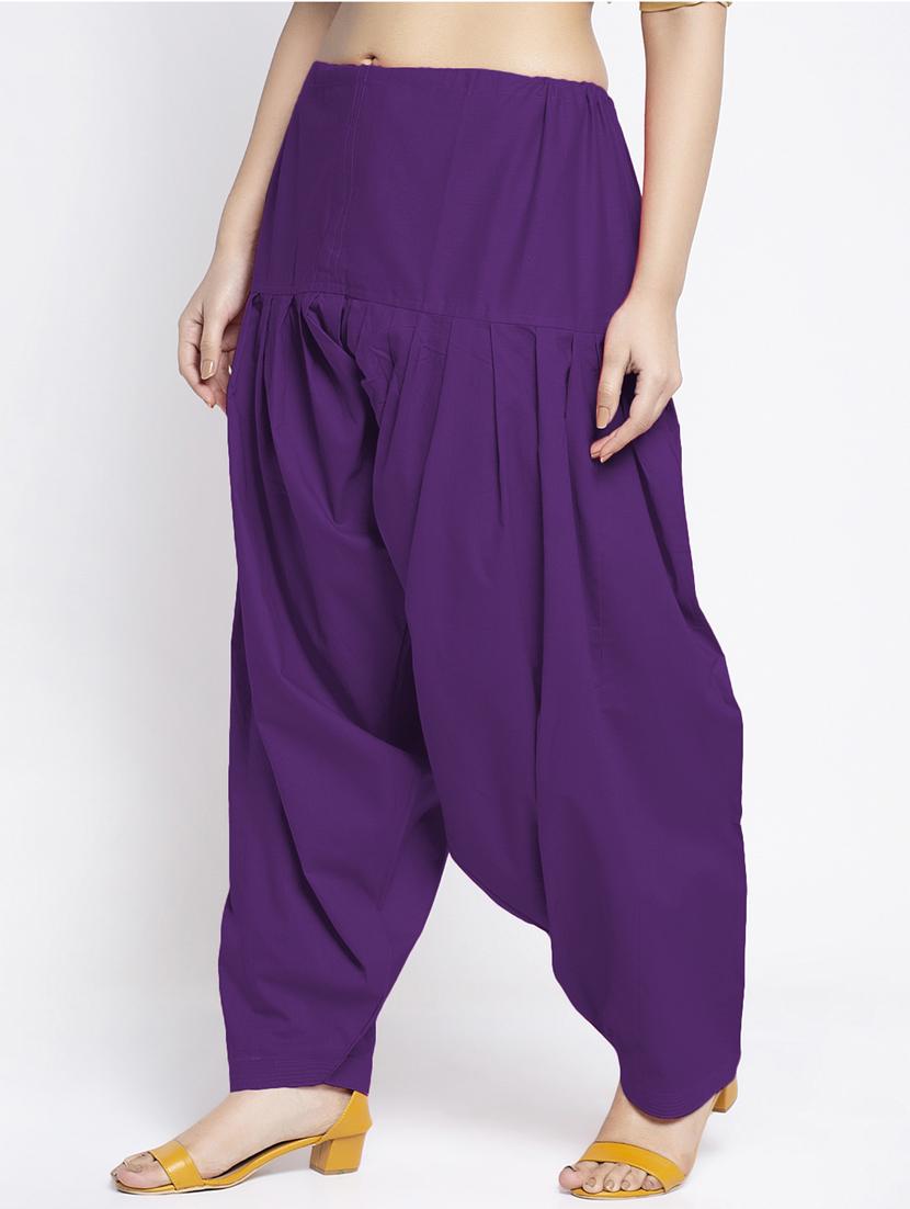 pack of 2 mid rise solid salwar - 19085922 - Standard Image - 4