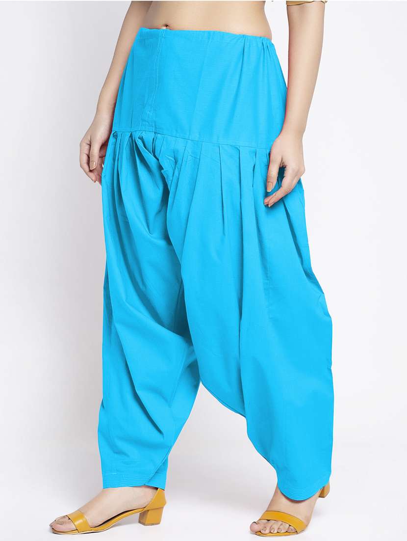 pack of 2 mid rise solid salwar  - 19085937 -  Standard Image - 4