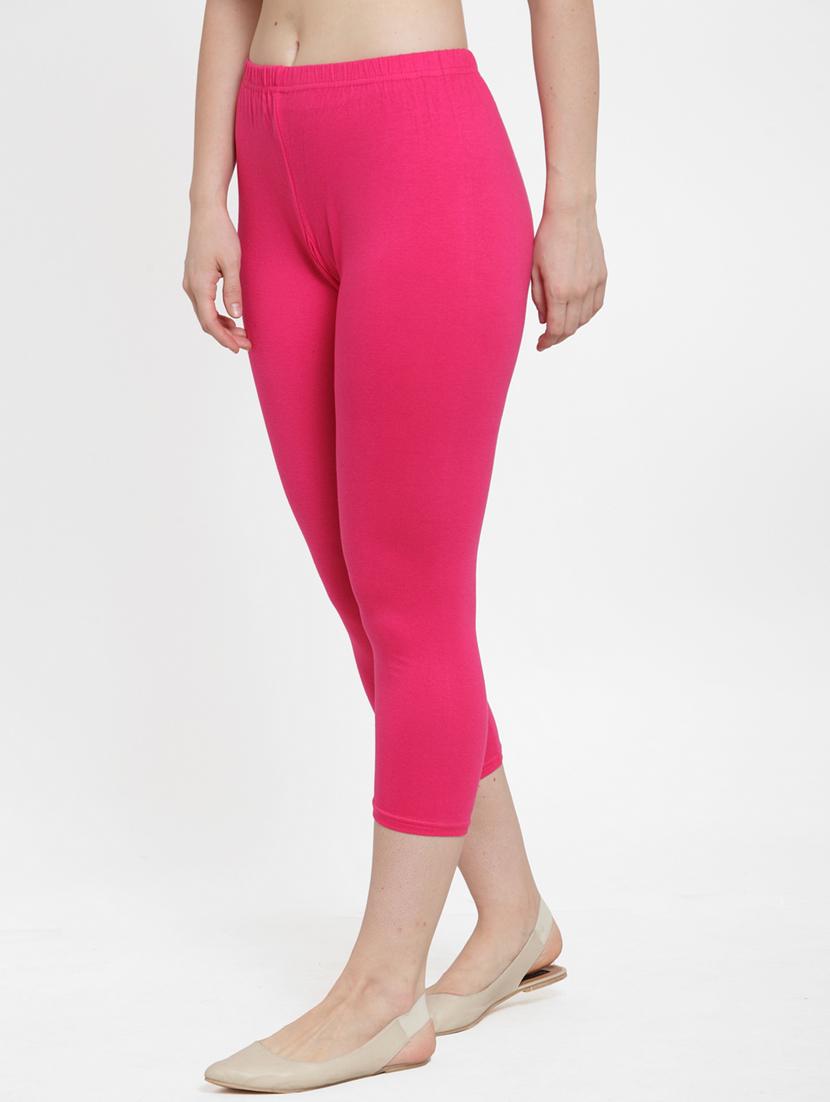 pack of 2 solid capri legging - 19086021 - Standard Image - 4