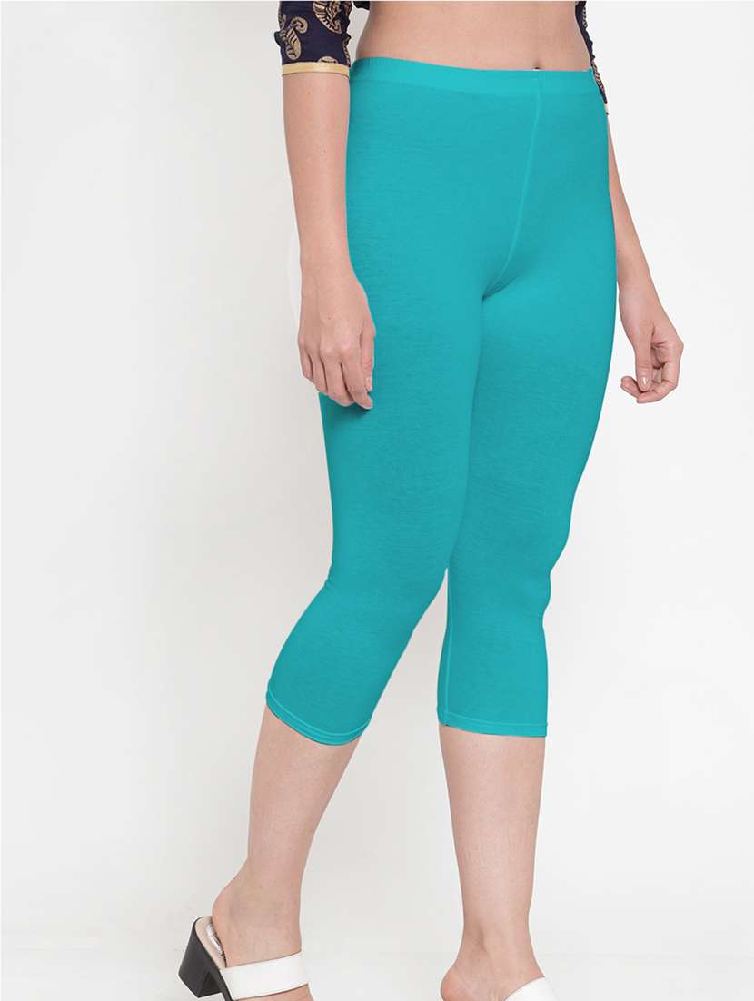 pack of 2 solid capri legging - 19086076 - Standard Image - 4
