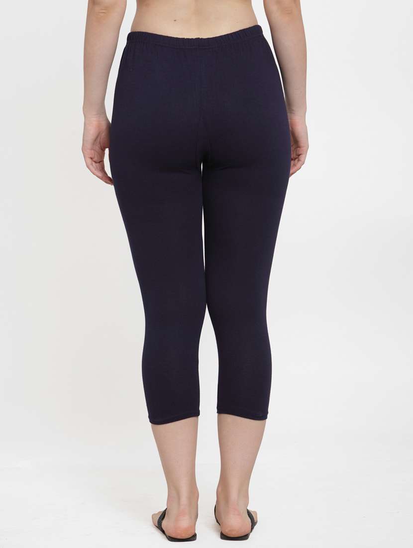 pack of 2 solid capri leggings  - 19086137 -  Standard Image - 4