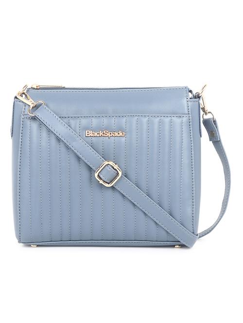 blue leatherette (pu) sling bag - 19086552 -  Standard Image - 0