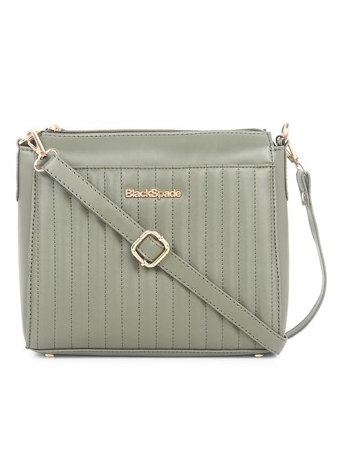 green leatherette (pu) sling bag - 19086553 -  Standard Image - 0