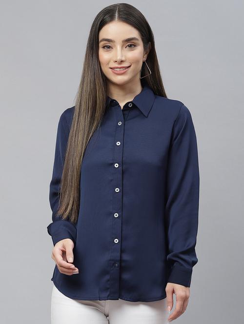 women solid color regular shirt - 19086596 -  Standard Image - 0