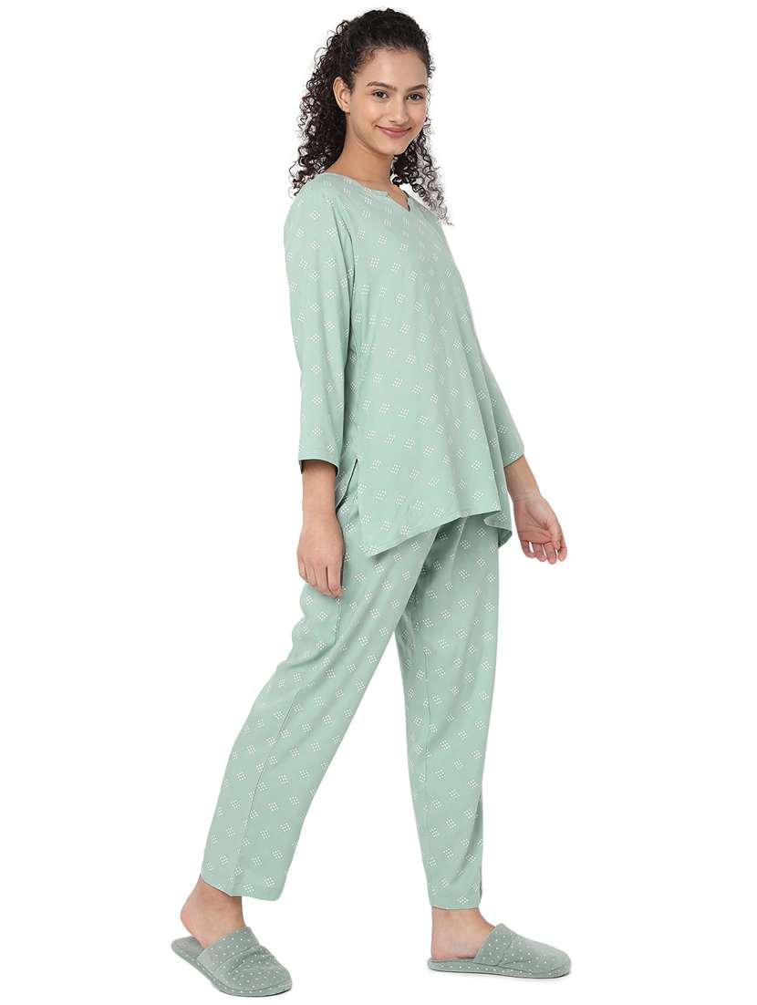 printed nightwear pajama set  - 19086704 -  Standard Image - 1