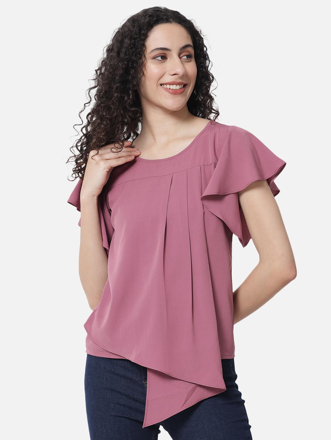 women's layered round neck top - 19086753 - Zoom Image - 0