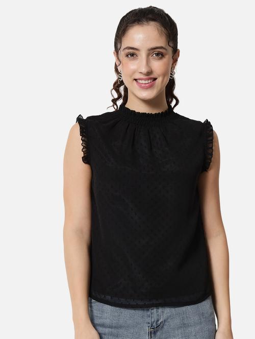 women's straight mock neck top - 19086783 - Standard Image - 0
