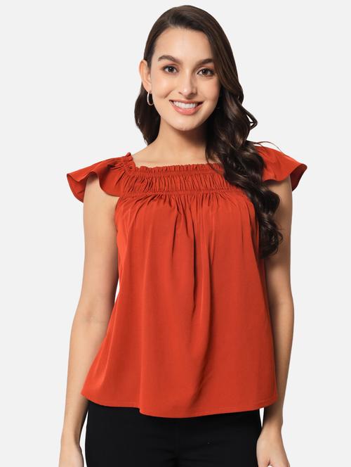 women's a line square neck top - 19086809 - Standard Image - 0