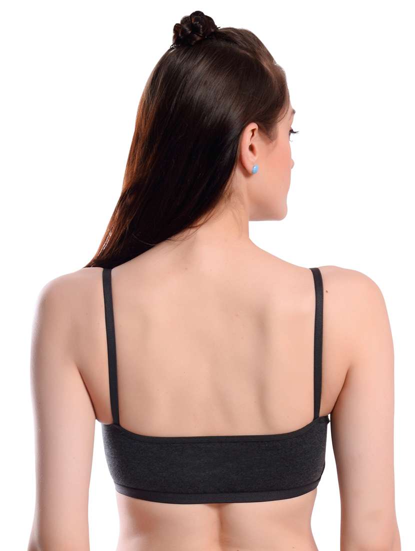 pack of 3 multi colored solid sport bra - 19087286 -  Standard Image - 4