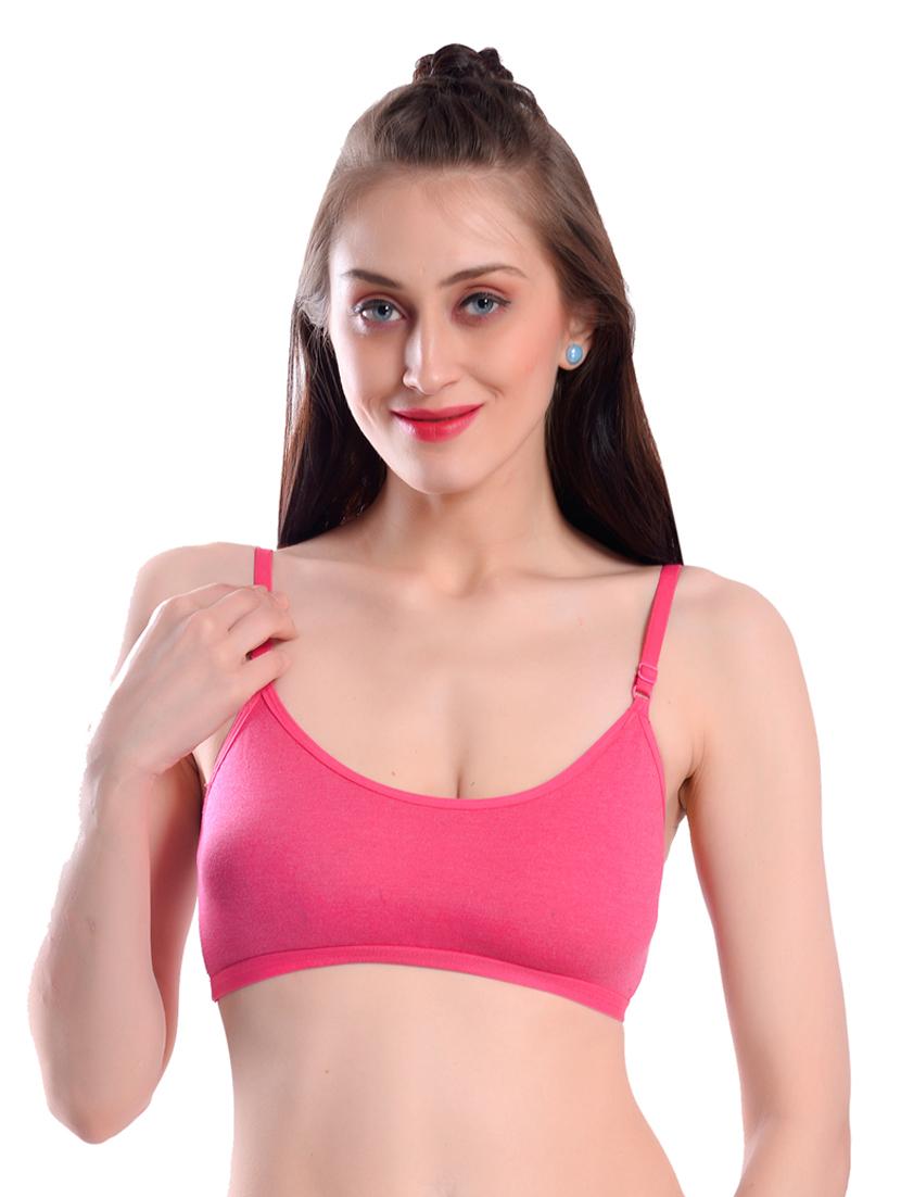 pack of 3 multi colored solid sport bra - 19087288 - Standard Image - 1