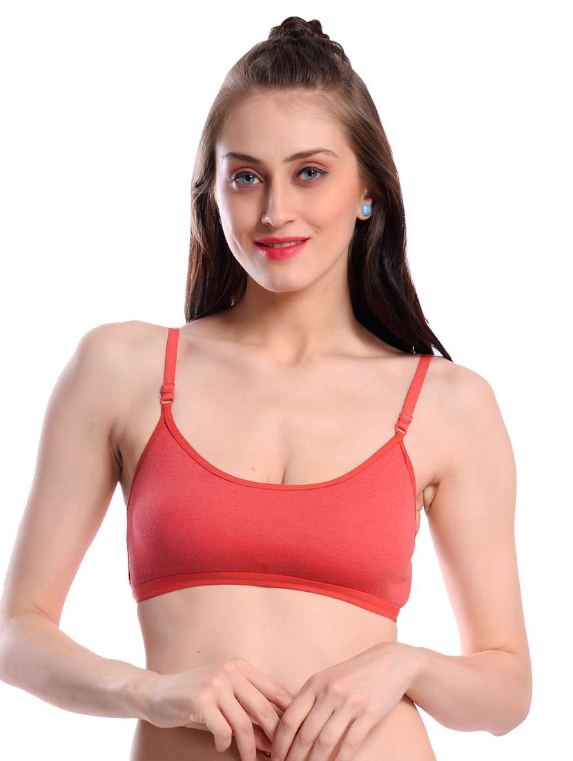 pack of 3 multi colored solid sport bra - 19087297 -  Standard Image - 1